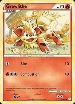 Growlithe HeartGold & SoulSilver 65