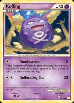 Koffing HeartGold & SoulSilver 70