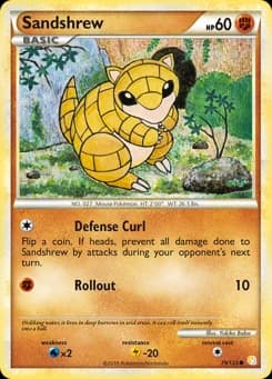 Sandshrew HeartGold & SoulSilver 79