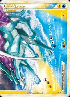 Raikou & Suicune LEGEND HS—Unleashed 93