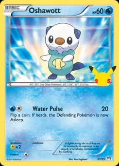 Oshawott McDonald's Collection 2021 21