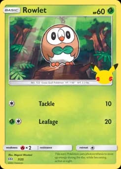 Rowlet McDonald's Collection 2021 7