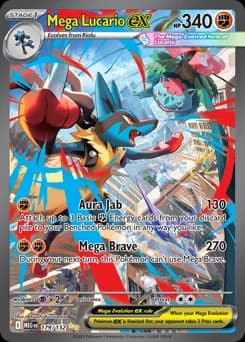 Mega Lucario ex Mega Evolution 179