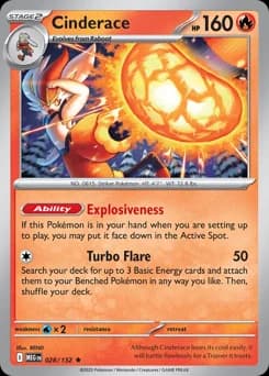 Cinderace Mega Evolution 28