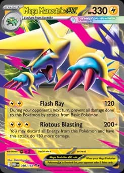 Mega Manectric ex Mega Evolution 50