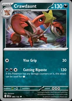 Crawdaunt Mega Evolution 85