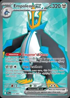 Empoleon ex Phantasmal Flames 114