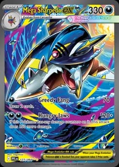 Mega Sharpedo ex Phantasmal Flames 127
