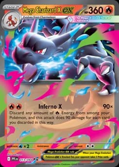 Mega Charizard X ex Phantasmal Flames 13