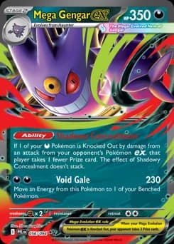 Mega Gengar ex Phantasmal Flames 56