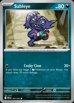 Sableye Phantasmal Flames 59
