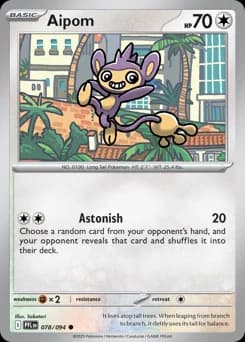 Aipom Phantasmal Flames 78
