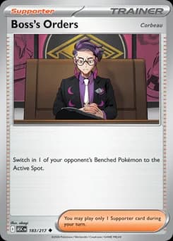 Boss's Orders
