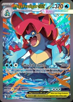 Mega Feraligatr ex Ascended Heroes 274