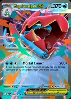 Mega Feraligatr ex Ascended Heroes 43
