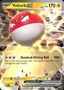 Voltorb ex Ascended Heroes 58