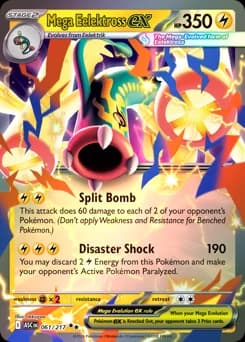 Mega Eelektross ex Ascended Heroes 61