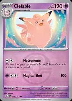 Clefable Ascended Heroes 75