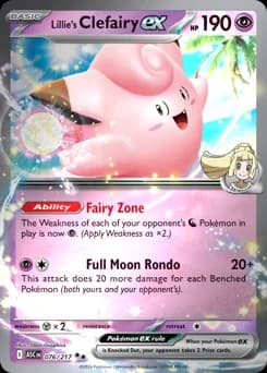 Lillie's Clefairy ex Ascended Heroes 76