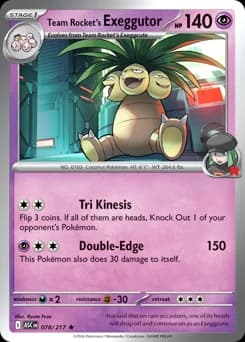 Team Rocket's Exeggutor