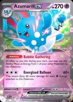 Azumarill ex Ascended Heroes 84