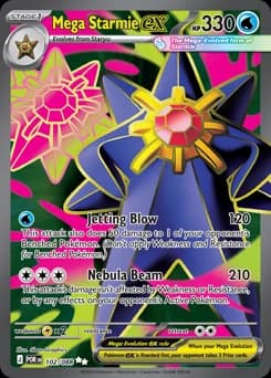 Mega Starmie ex Perfect Order 102