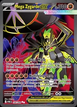 Mega Zygarde ex Perfect Order 104