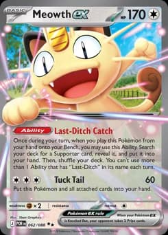 Meowth ex Perfect Order 62