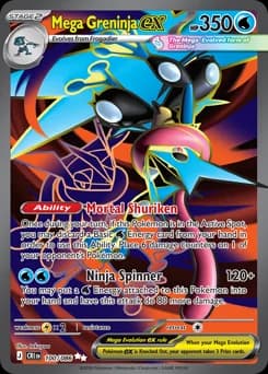 Mega Greninja ex Chaos Rising 100