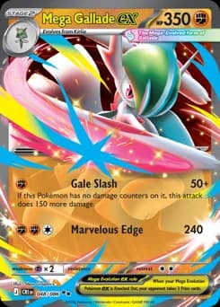 Mega Gallade ex Chaos Rising 48