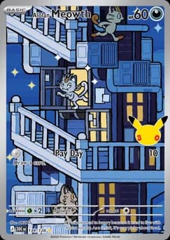 Alolan Meowth 30th Celebration 139