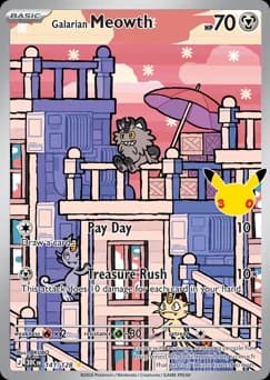Galarian Meowth 30th Celebration 141