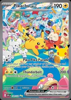 Pikachu ex 30th Celebration 149