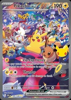 Pikachu ex 30th Celebration 150