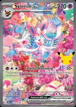 Sylveon ex 30th Celebration 153