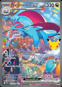 Salamence ex 30th Celebration 156