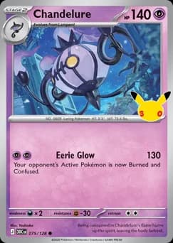 Chandelure 30th Celebration 75