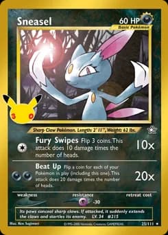 Sneasel 30th Celebration 25