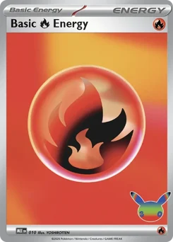 Basic Fire Energy Mega Evolution Energies 10