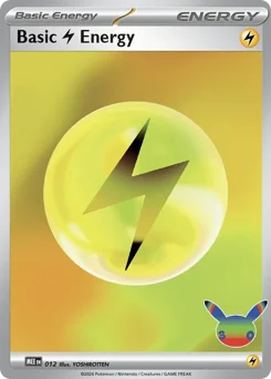 Basic Lightning Energy Mega Evolution Energies 12