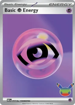 Basic Psychic Energy Mega Evolution Energies 13
