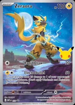 Zeraora Mega Evolution Black Star Promos 103