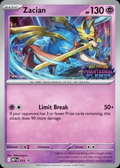Zacian Mega Evolution Black Star Promos 15