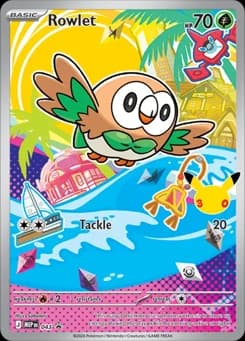 Rowlet Mega Evolution Black Star Promos 43