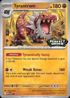 Tyrantrum Mega Evolution Black Star Promos 66
