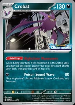 Crobat Mega Evolution Black Star Promos 76