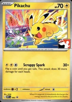 Pikachu Mega Evolution Black Star Promos 93