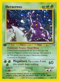 Heracross Neo Genesis 6