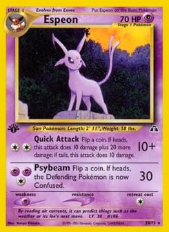 Espeon Neo Discovery 20
