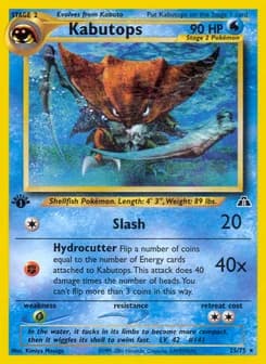 Kabutops Neo Discovery 25